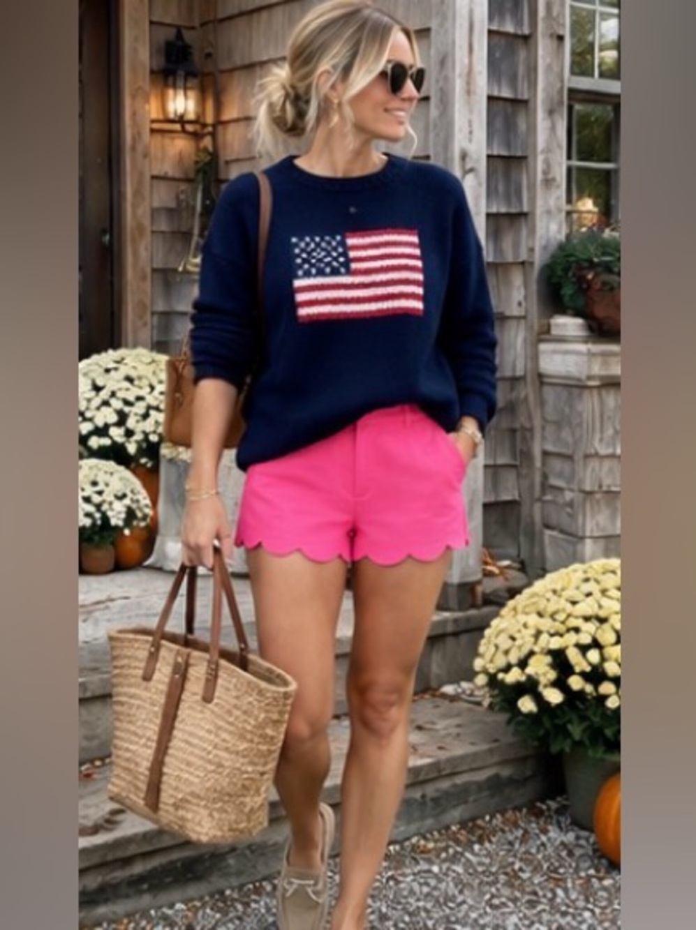 Lilly Pulitzer Buttercup Hot Pink Scalloped Shorts Size 4 Preppy Resort